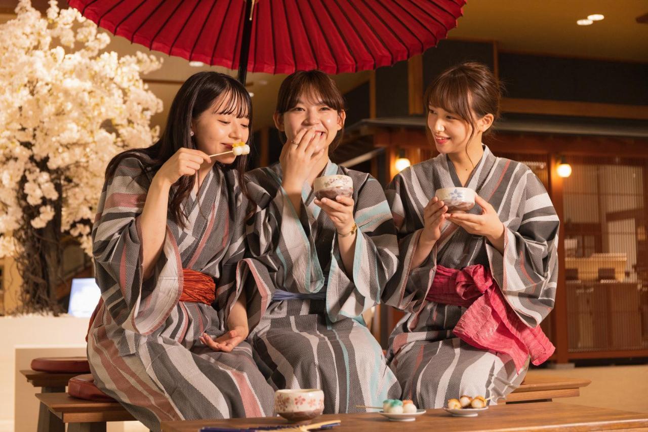 Yamanakaonsen Ohanami Kyubei Kaga  Ngoại thất bức ảnh