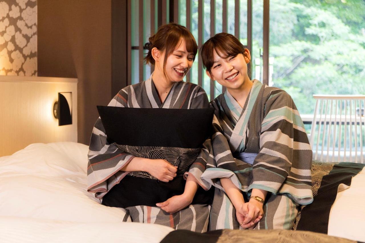 Yamanakaonsen Ohanami Kyubei Kaga  Ngoại thất bức ảnh